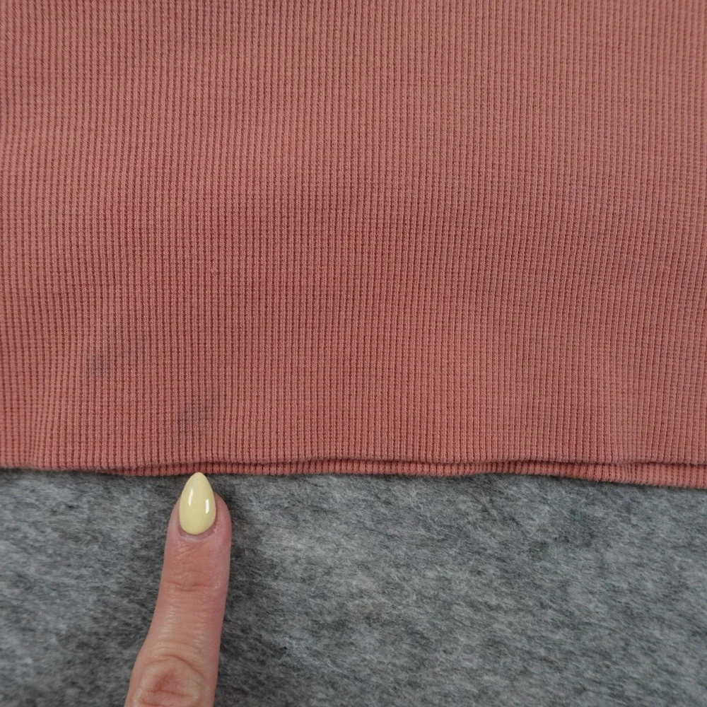 Lululemon Sweatshirt Womens M/L‎ Pink Scuba Oversized Funnel Neck 1/2 Zip